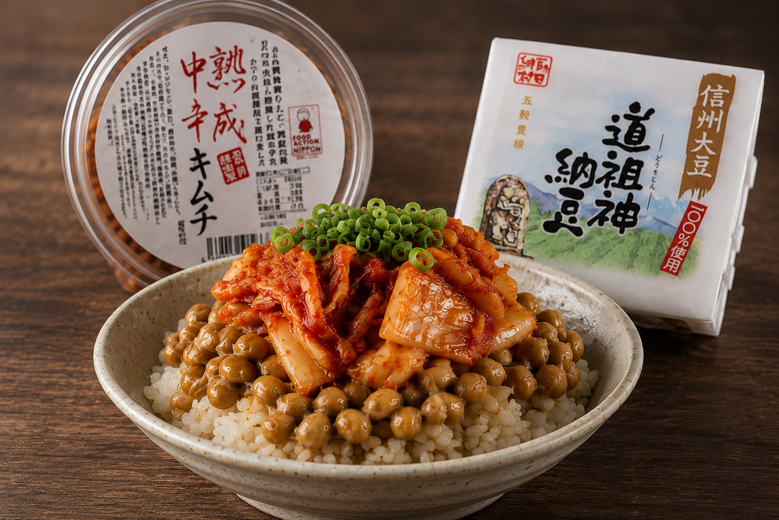 キムチ納豆